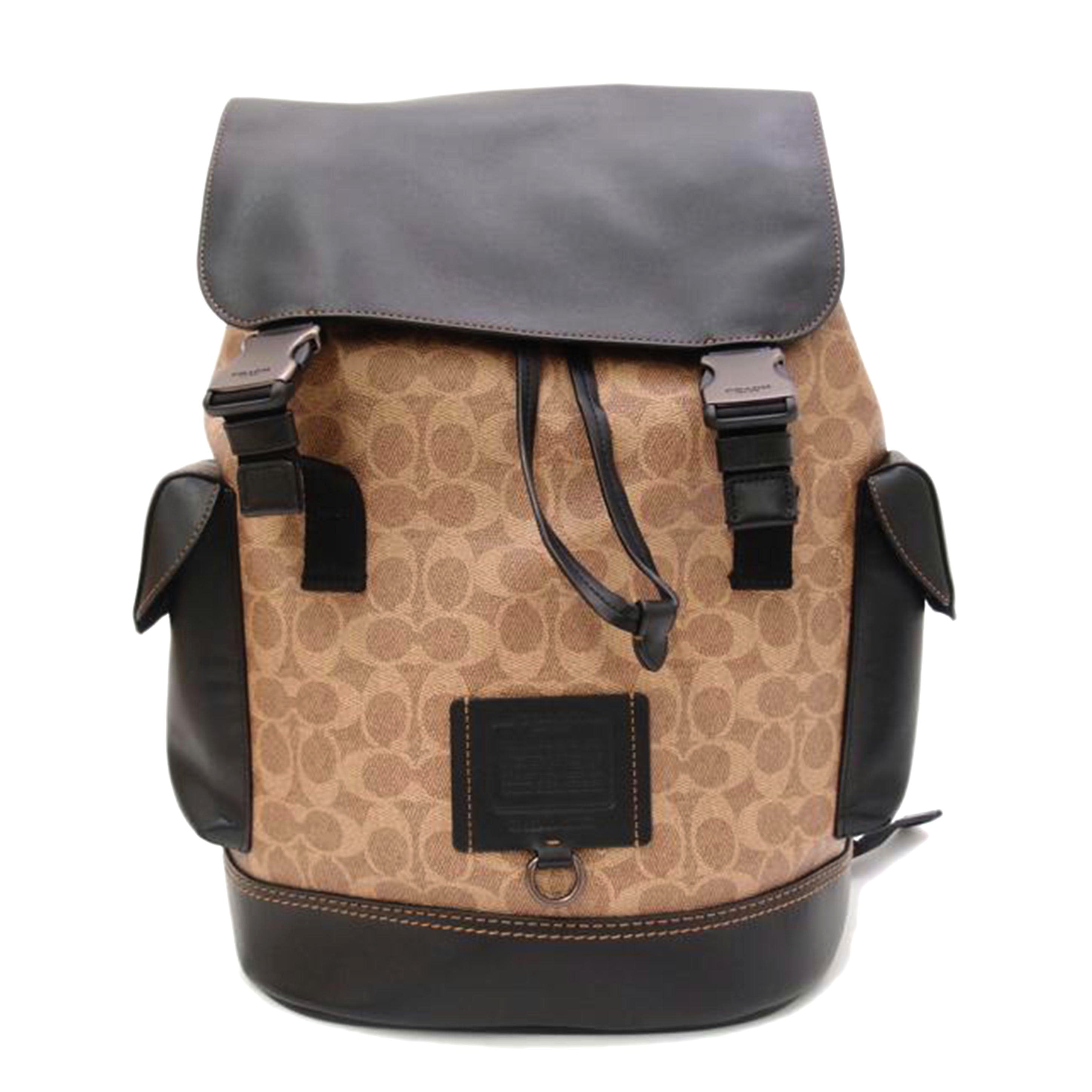 COACH コーチ 茶 黒 リュック メンズ レディース/シグネチャー・リビングトンバックパック/ブラック/40344//A1944/SAランク/69
