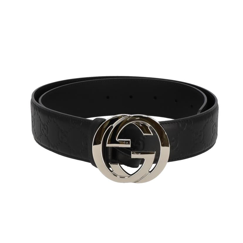 GUCCI グッチ/インターロッキングGバックル/411924//525***/Aランク/75