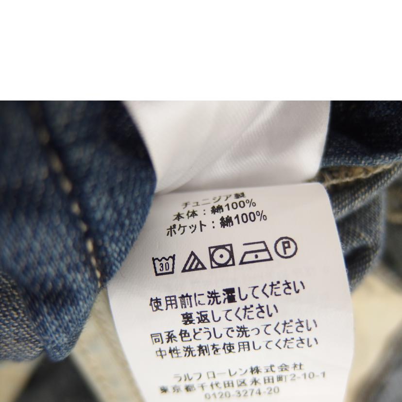 RRL ダブルアールエル/デニムハーフパンツ/未使用/MNRRSHO14A20009//Sランク/82