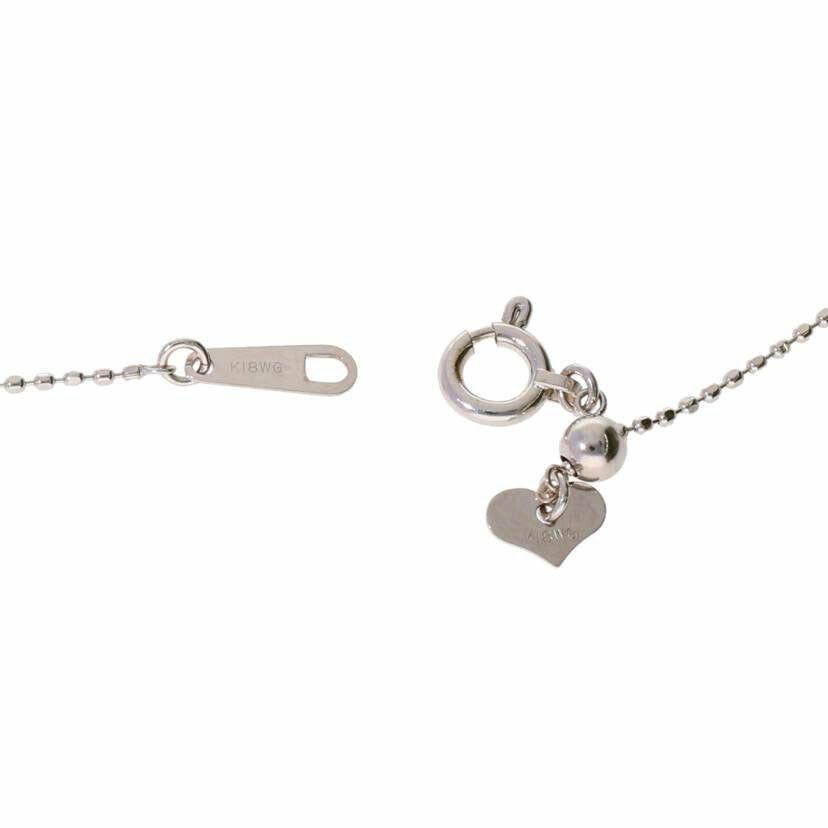 /◎ K18WGディマントイドガーネットダイヤネックレス0.07/D0.09ct//ABランク/75