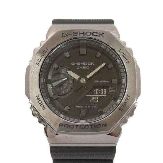CASIO カシオ 腕時計 メンズ デジアナ/G-SHOCK/オールブラック/クォーツ/GM-2100BB-1AJF//C09DXP/SAランク/69