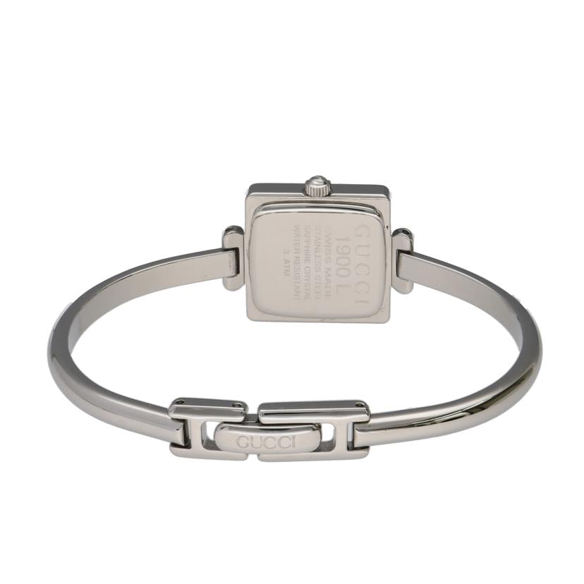 GUCCI グッチ/バングルウォッチ・グレー/クオーツ/1900L//034****/ABランク/75