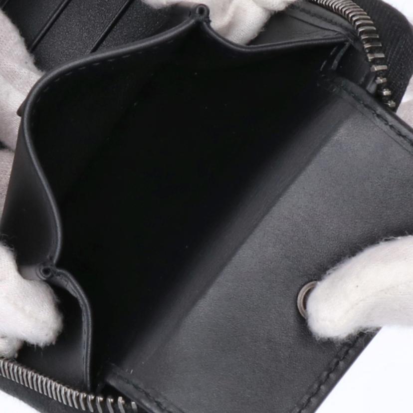 BOTTEGA VENETA ボッテガヴェネタ/イントレチャートコンパクト二つ折り財布/510293-V4651/1000//SAランク/75