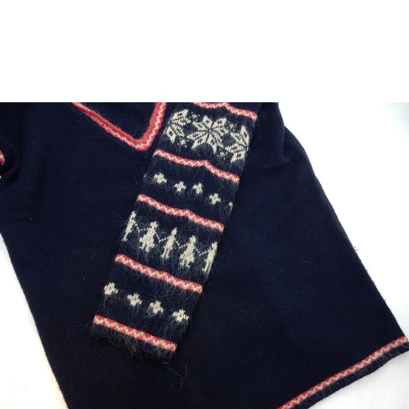 CHANEL シャネル/ニット/ノルディック柄/ウール/カシミア混/ネイビー/P46908K05927//ABランク/02