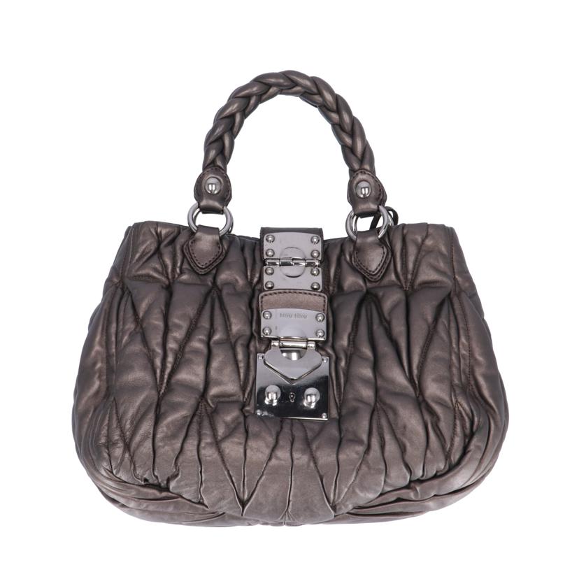 miumiu ミュウミュウ/マテラッセハンドバッグ//194/ABランク/75