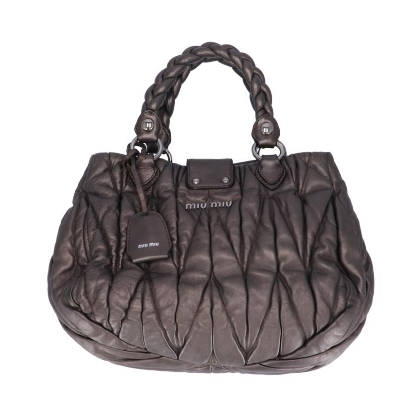 miumiu ミュウミュウ/マテラッセハンドバッグ//194/ABランク/75