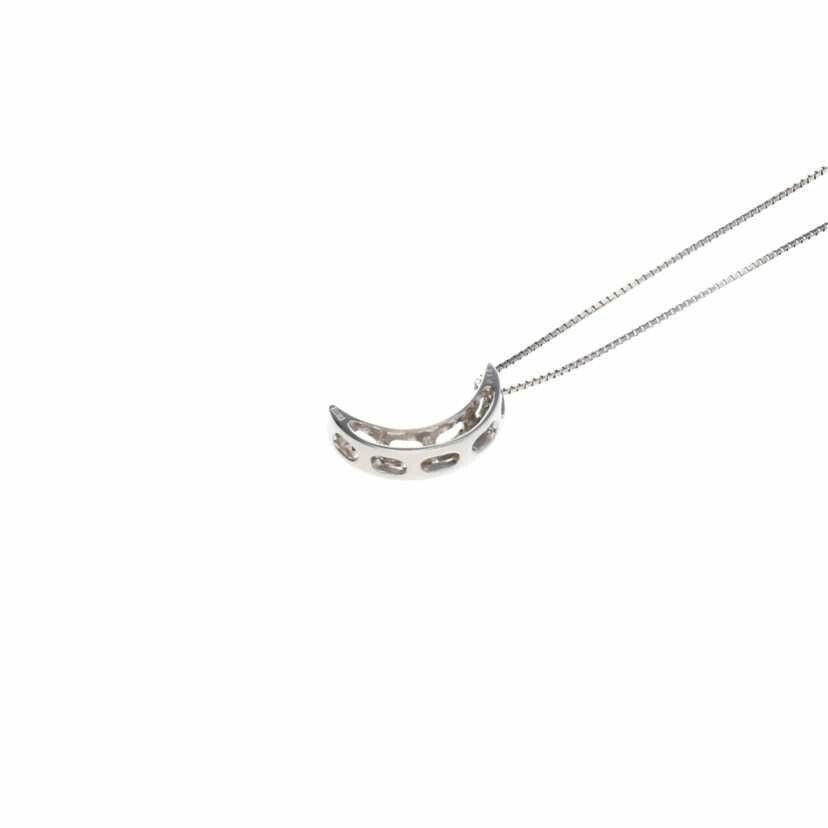 /K18WGダイヤネックレス 0.14//Aランク/75