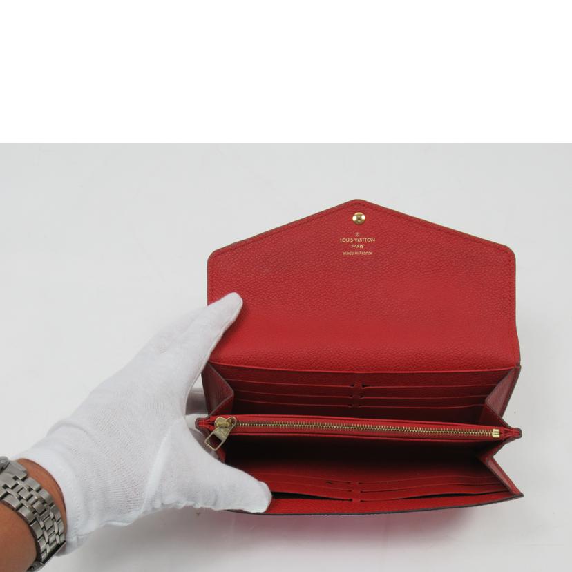 LV/ポルトフォイユ・サラ/モノグラム・アンプラント/スリーズ/M61181//SP2***/Bランク/63