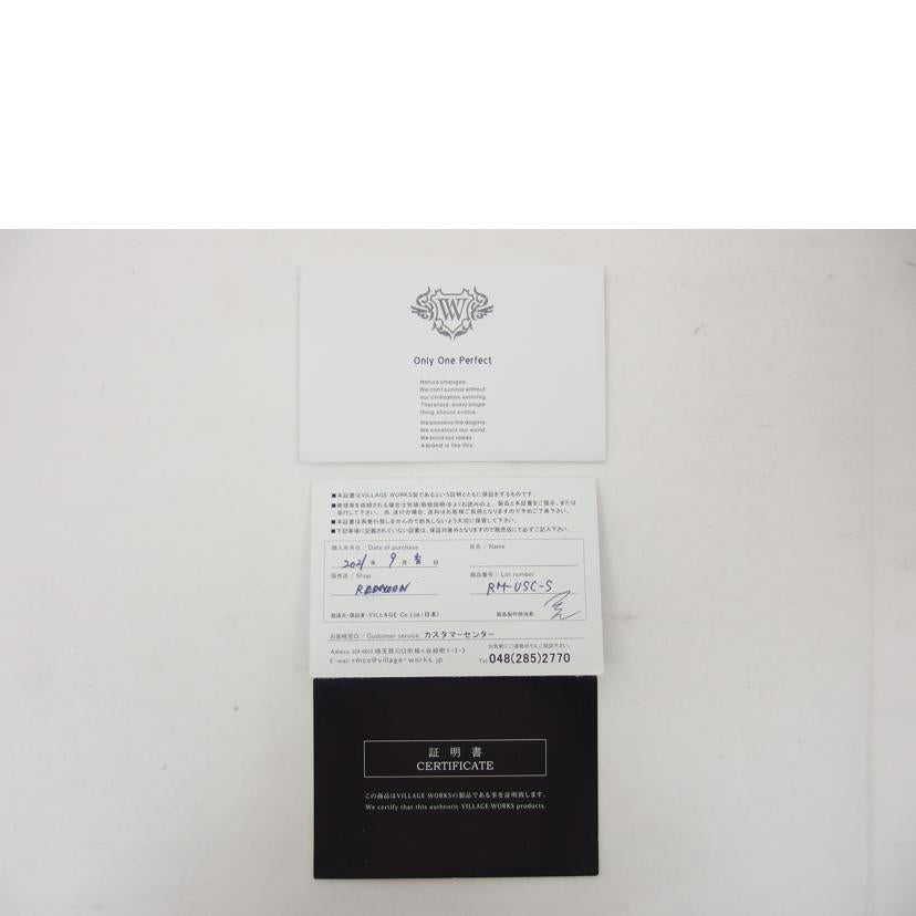 RED MOON レッドムーン/オイルレザー/ミニトートバッグ/ブラック/RM-USC-S//Aランク/04