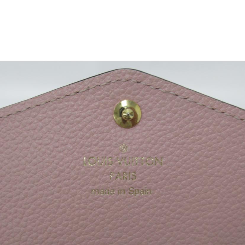 LV/ポルトフォイユ・サラ/モノグラム・アンプラント/ローズバレリーヌ/M61291//CA2***/ABランク/63