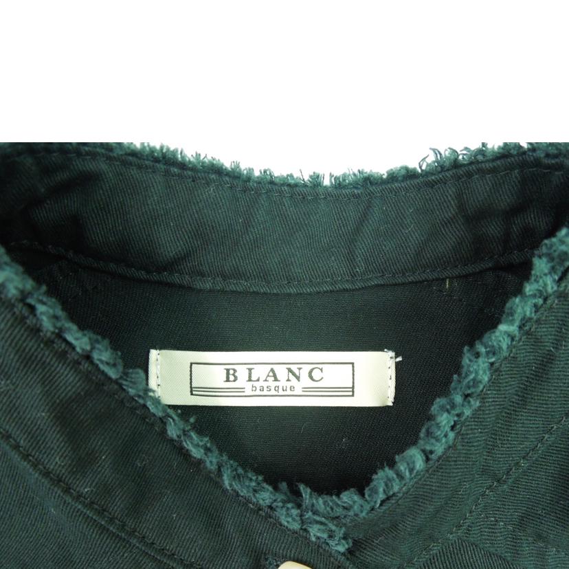 BLANC ブラン/BLANC コットン100%シャツワンピース ブラック サイズ38/BL04-410//Aランク/83