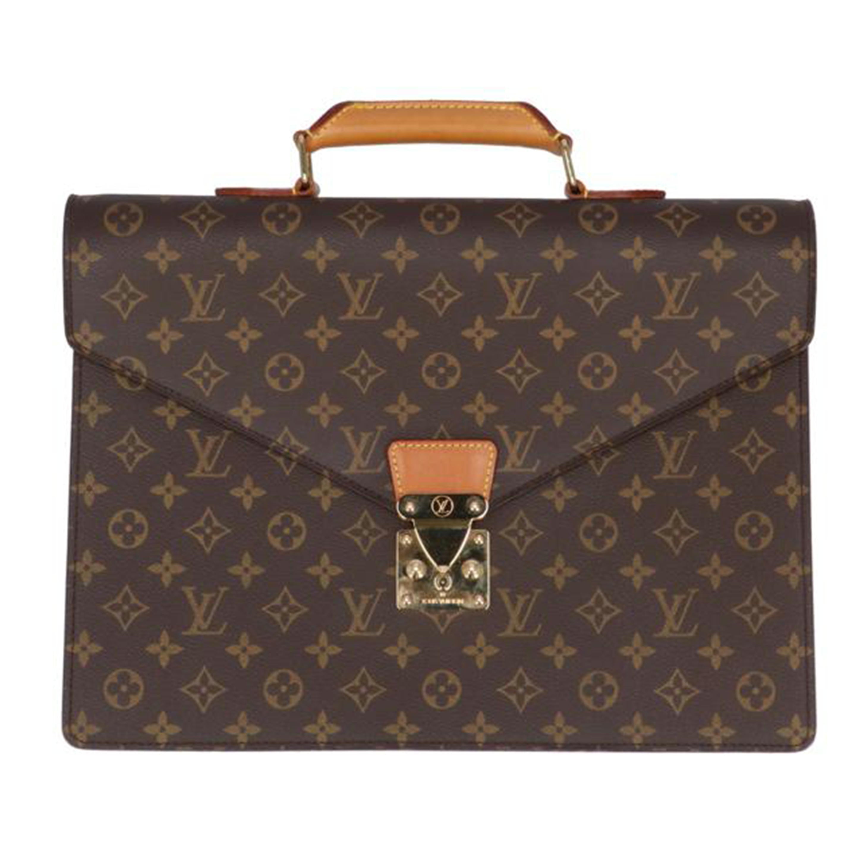 LOUIS VUITTON ルイヴィトン ルイ・ヴィトン ビトン ショルダーバッグ ハンドバッグ トートバッグ ビジネスバッグ ブラウン メンズ レディース 定番 人気 LV 斜め掛け 肩がけ/セルヴィエット・コンセイエ/モノグラム/M53331//MI1***/BCランク/09