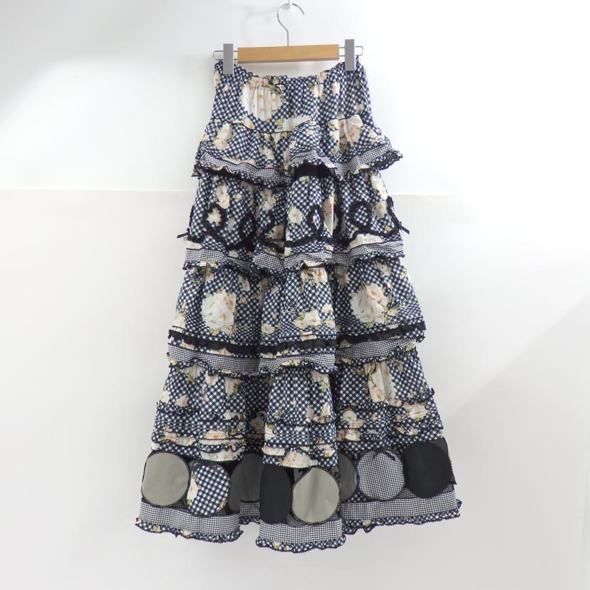 PINK HOUSE ピンクハウス/野ばらギンガムパッチワークスカート/A2111FSY302//Aランク/77