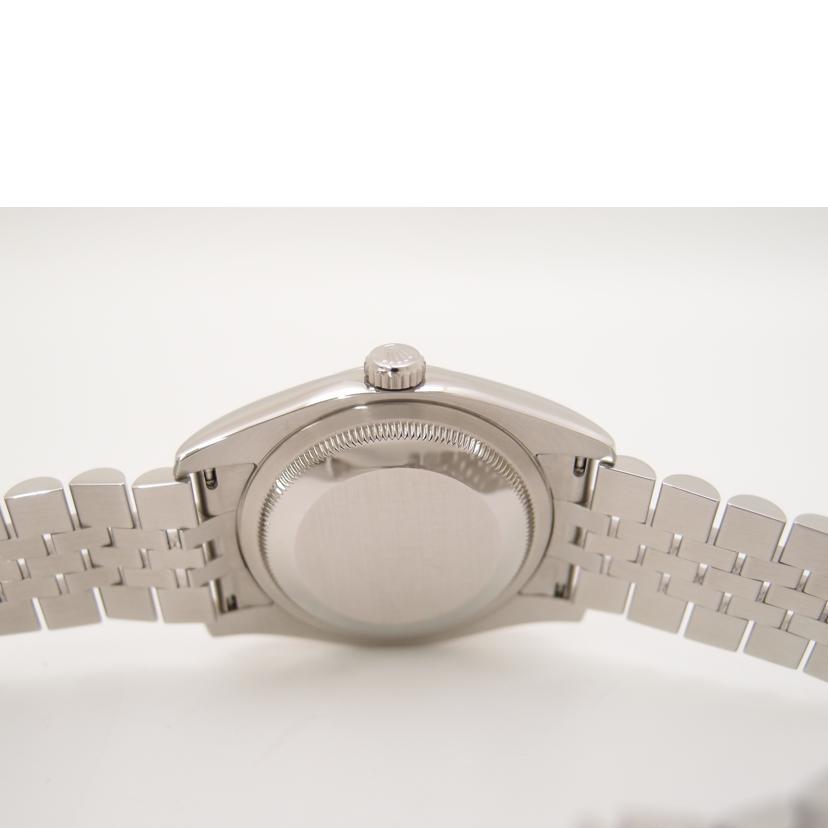 ROLEX ロレックス 腕時計 ランダムシリアル K18WG ステンレス ブラック メンズ/デイトジャスト・SS×WG/10P新ダイヤ/ランダム番/116234G//833E14R7/Aランク/69