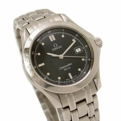OMEGA オメガ 腕時計 ステンレス 黒文字盤 メンズ/シーマスター120/メンズ/クオーツ/2511.50//54314318/ABランク/69