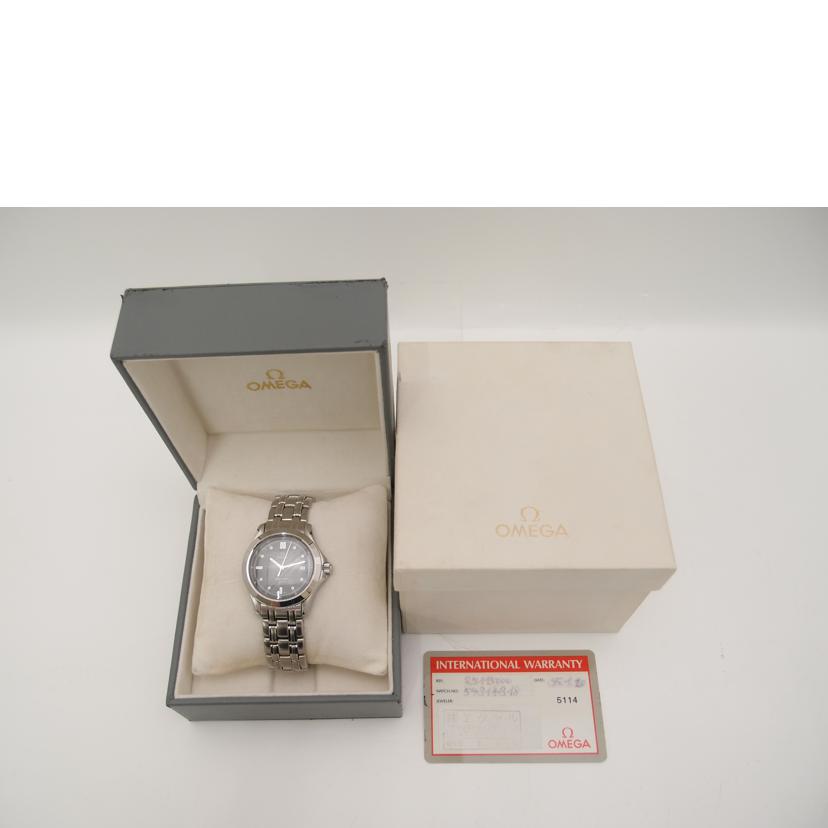 OMEGA オメガ 腕時計 ステンレス 黒文字盤 メンズ/シーマスター120/メンズ/クオーツ/2511.50//54314318/ABランク/69