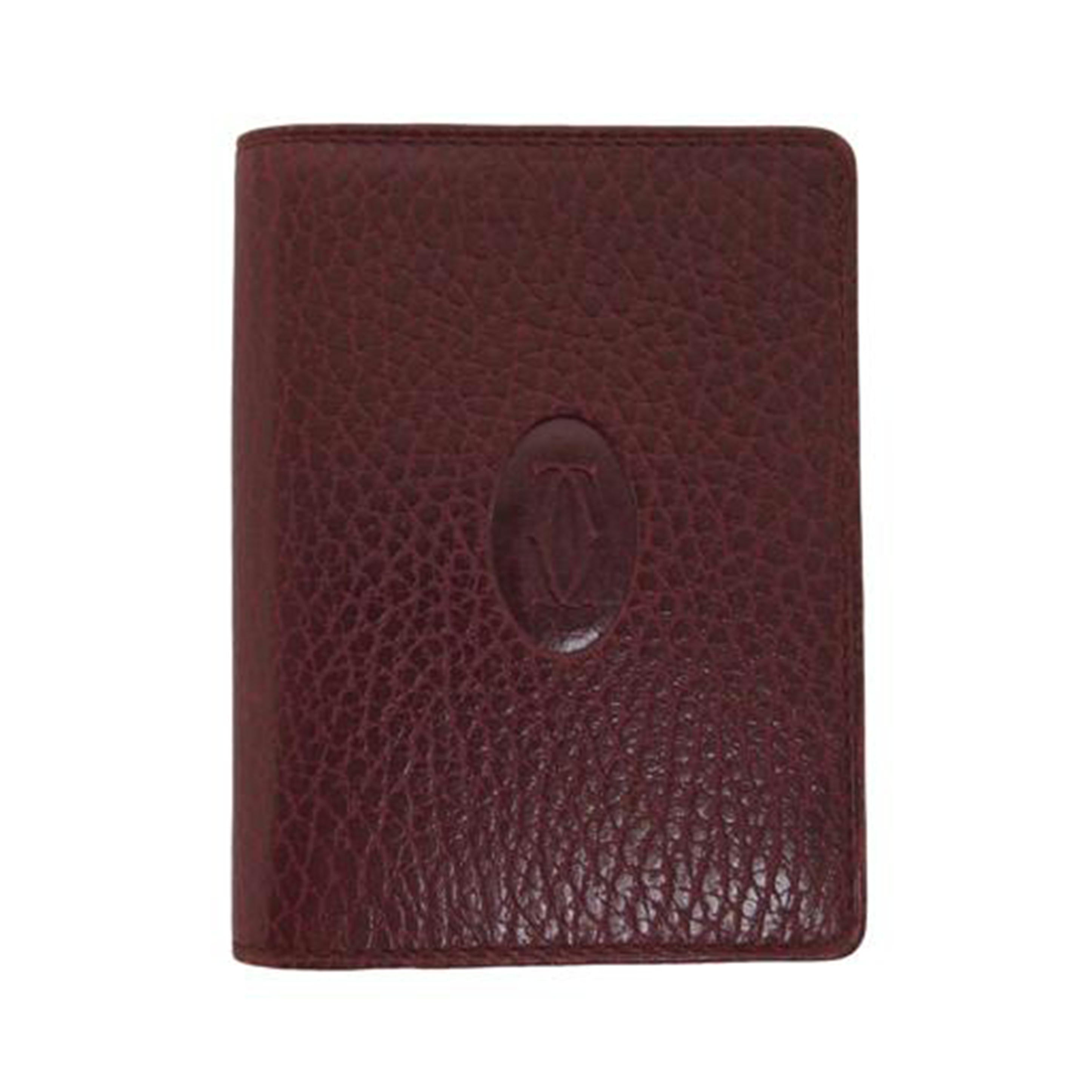 Cartier カルティエ/マストライン/二つ折りミニ札入れ/ボルドー//ABランク/04