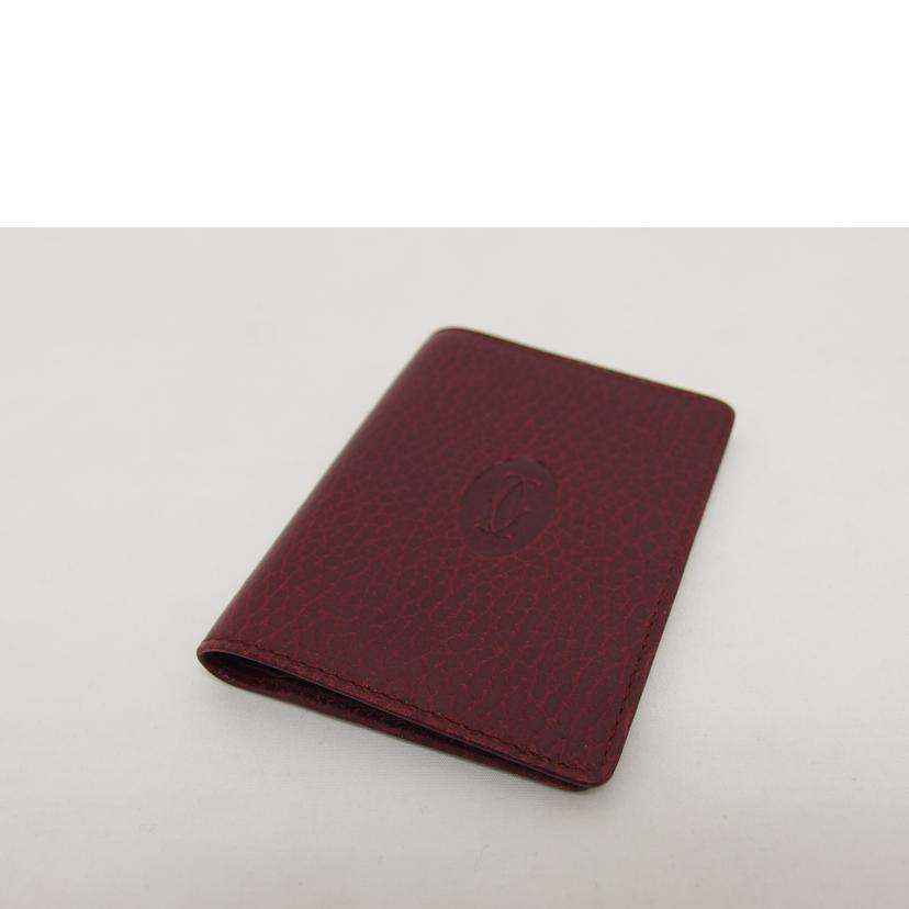 Cartier カルティエ/マストライン/二つ折りミニ札入れ/ボルドー//ABランク/04