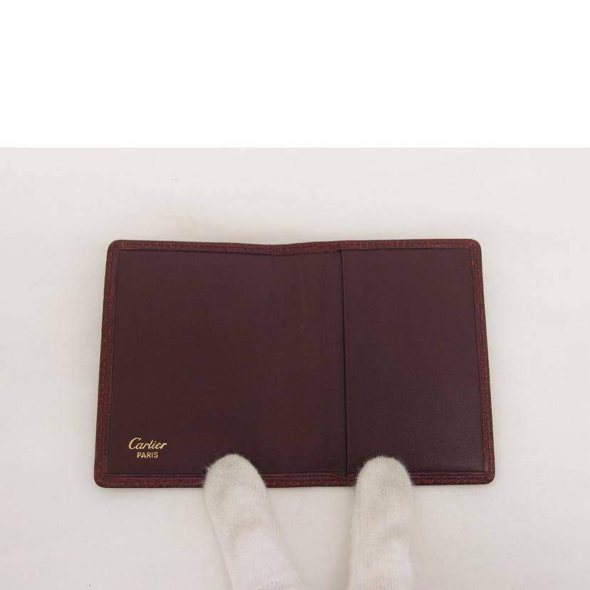 Cartier カルティエ/マストライン/二つ折りミニ札入れ/ボルドー//ABランク/04