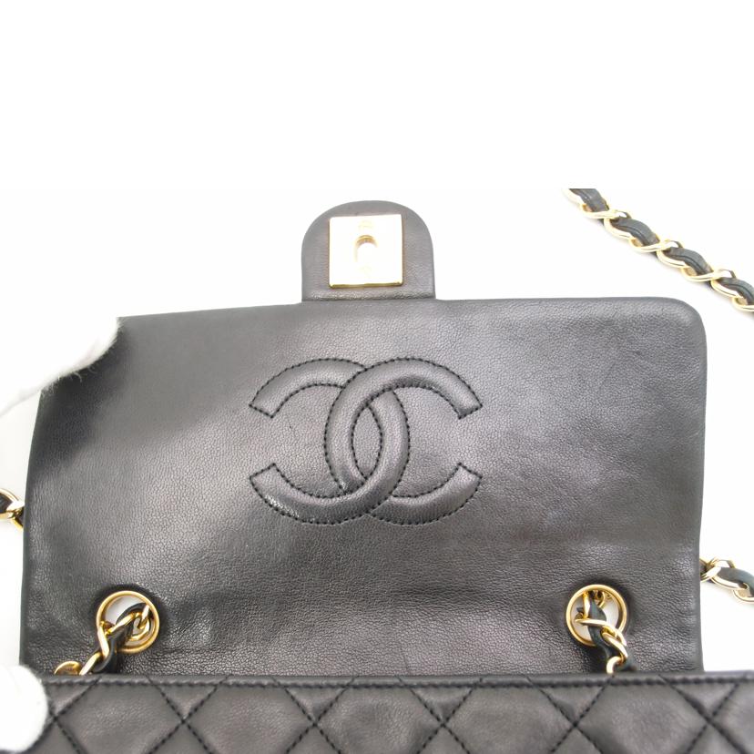 CHANEL シャネル 黒 斜め掛け レディース ゴールド金具/マトラッセラムスキンチェーンショルダー/ブラック/A01163//165****/ABランク/69