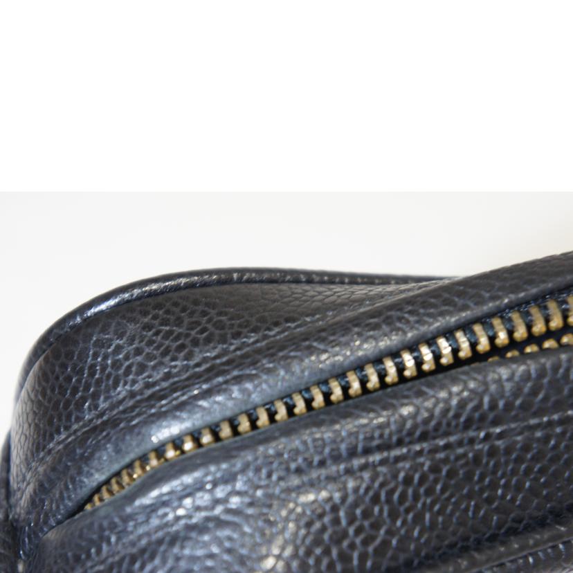 CHANEL シャネル/ココマークフリンジチェーンショルダー/キャビアスキン//2557464/ABランク/94