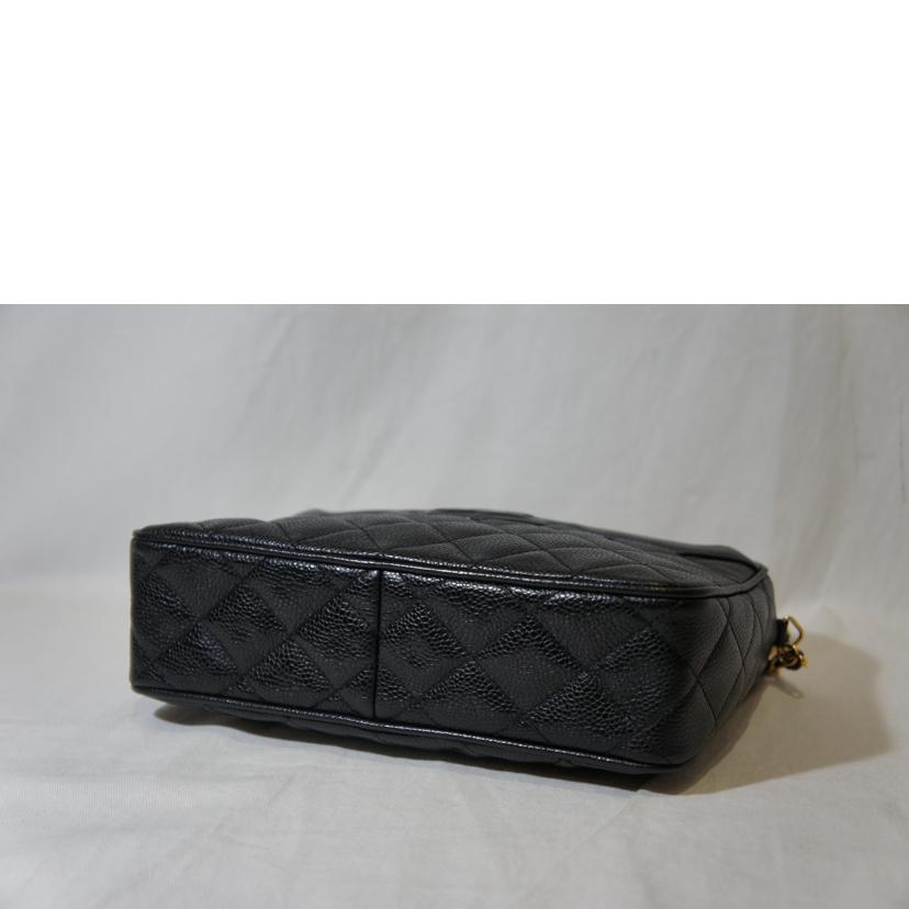 CHANEL シャネル/ココマークフリンジチェーンショルダー/キャビアスキン//2557464/ABランク/94