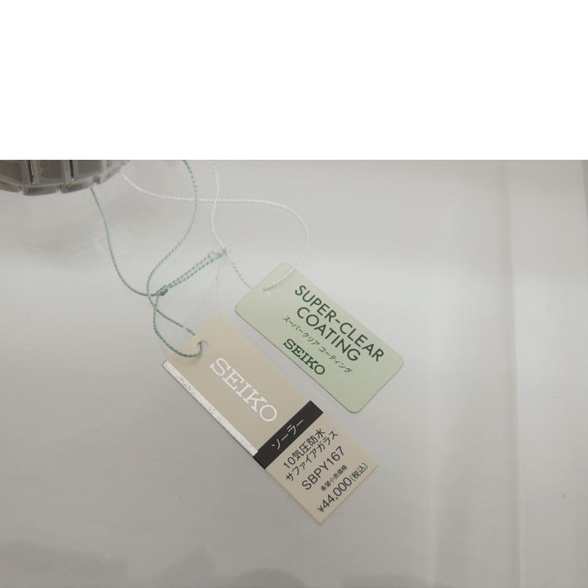 SEIKO セイコー/クロノグラフ/ブラック文字盤デイト/ソーラー/SBPY167(V175-0FA0)//231826/SAランク/04