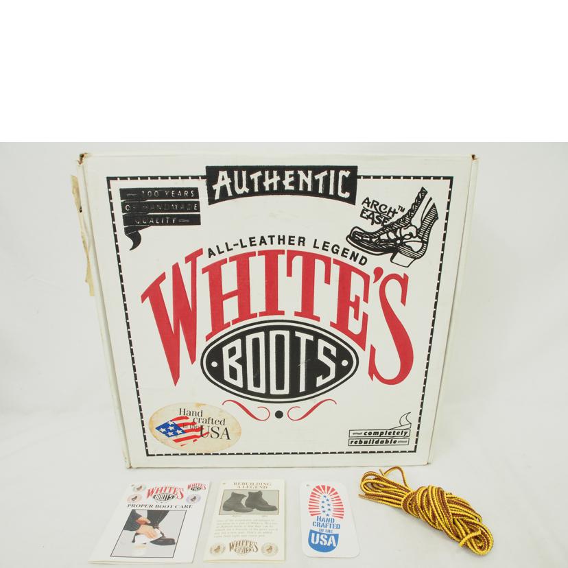 WHITE'S BOOTS ホワイツブーツ/レースアップブーツ ブラック/375VLTT//ABランク/78