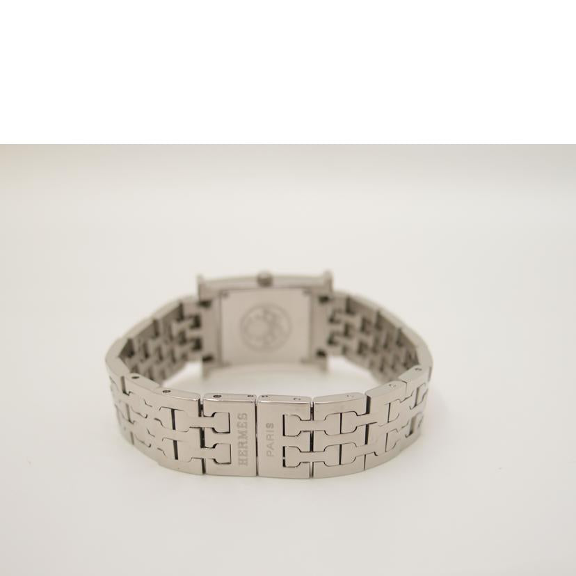HERMES エルメス 腕時計 ステンレス アイボリー アラビアインデックス/Hウォッチ/レディース/クオーツ/HH1.210//2056416/Aランク/69