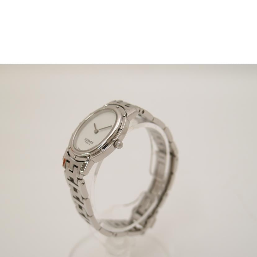 HERMES エルメス 腕時計 ステンレス 白文字盤/クリッパー・オーバル/レディース/クオーツ/CO1.210//1788289/ABランク/69