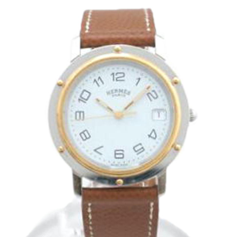 HERMES エルメス/クリッパーデイト/クオーツ/CL6.720//1654330/ABランク/67