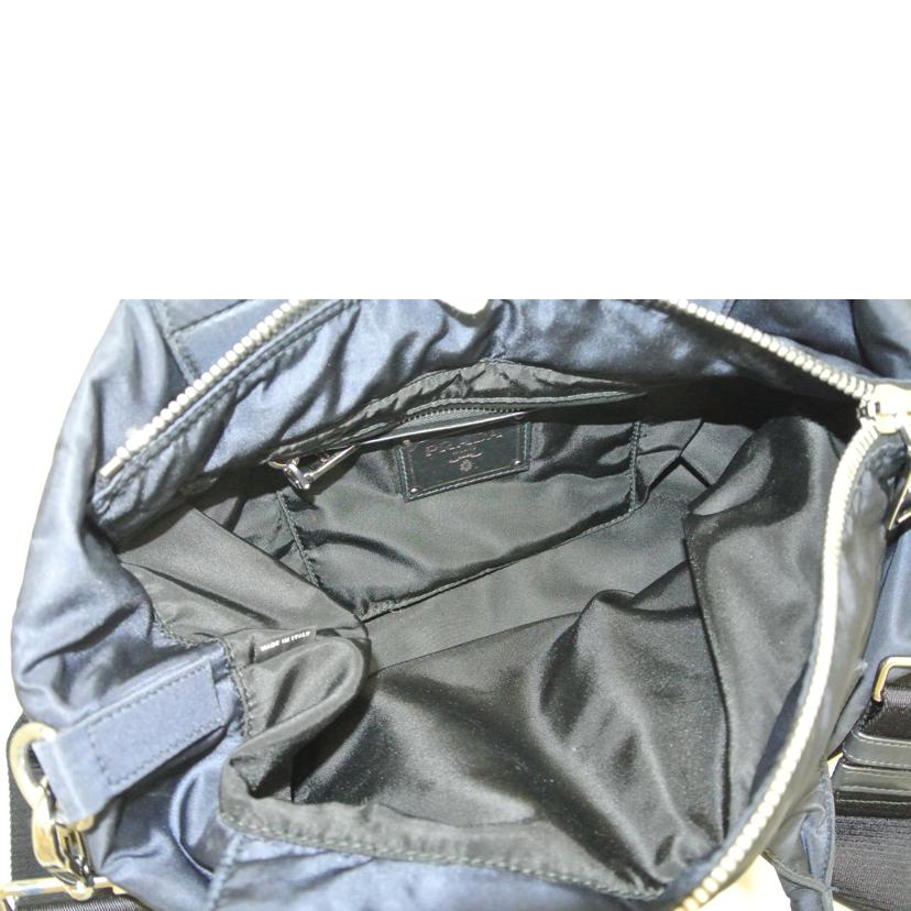 PRADA プラダ/ナイロン2WAYバッグ 黒紺/BR4521//117/ABランク/87