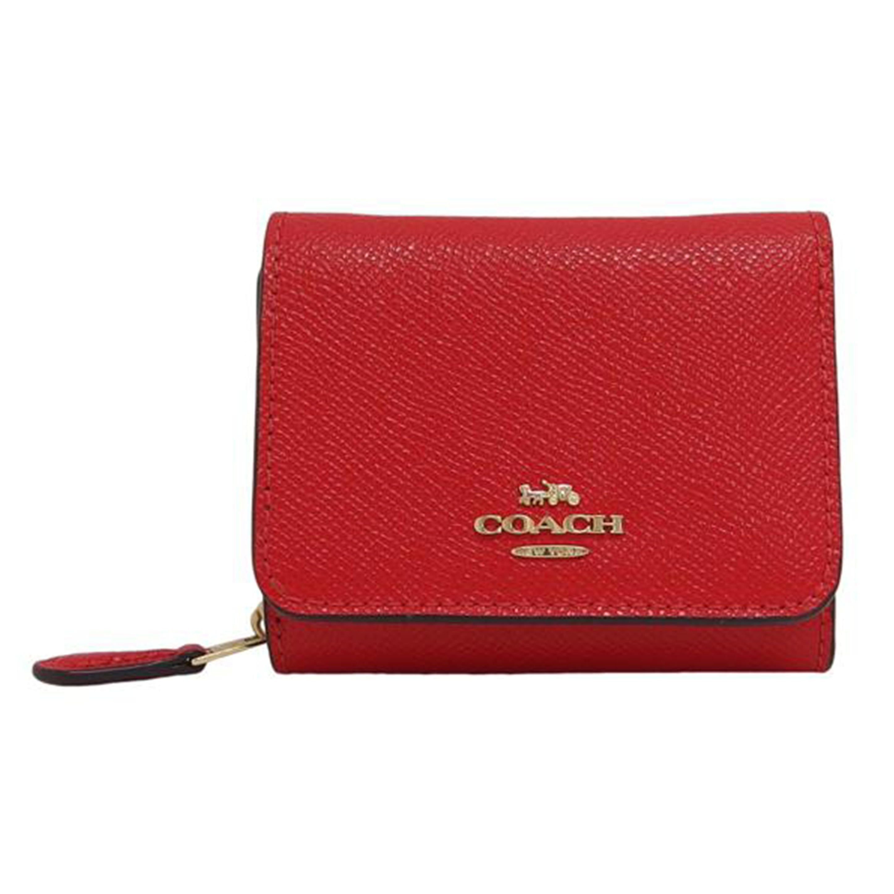 COACH コーチ/三つ折りコンパクトウォレット/レッド/F37968//K1992/ABランク/04