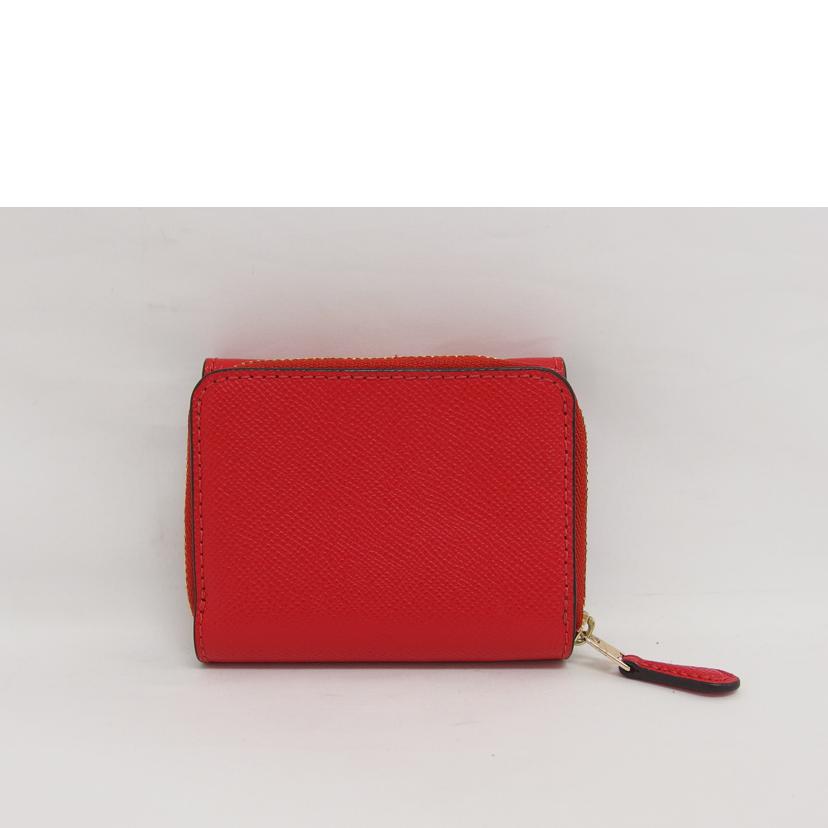 COACH コーチ/三つ折りコンパクトウォレット/レッド/F37968//K1992/ABランク/04