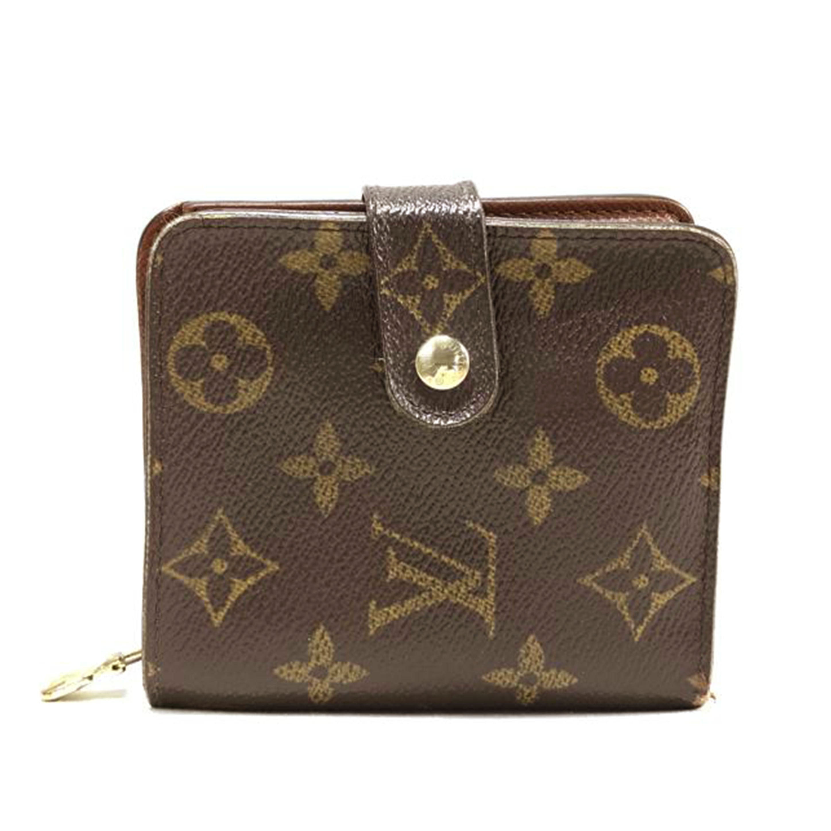Louis Vuitton ルイ・ヴィトン コンパクトジップ モノグラムペルフォ 