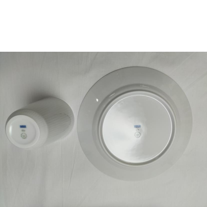 ROYAL COPENHAGEN ロイヤル コペンハーゲン/ホワイト・ブルーフルーテッド ブランチセット/5000096//Sランク/52