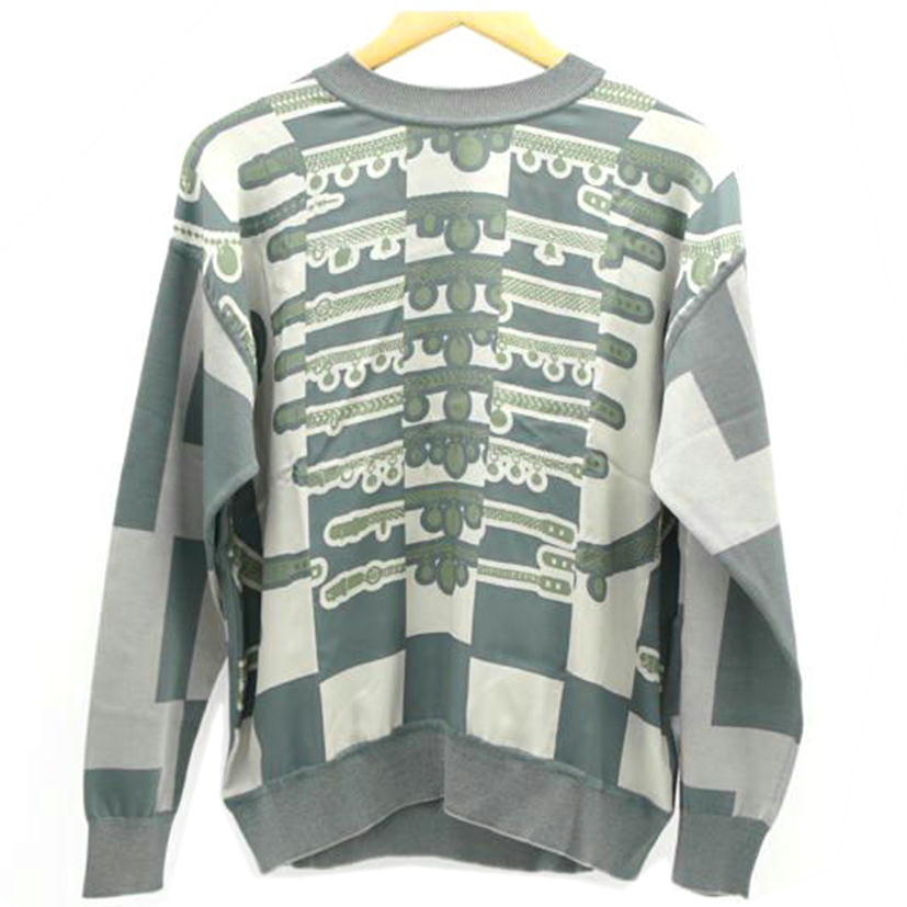 HERMES HERMES/Le Tresor de MedorRayyure twillain セーター//Aランク/75