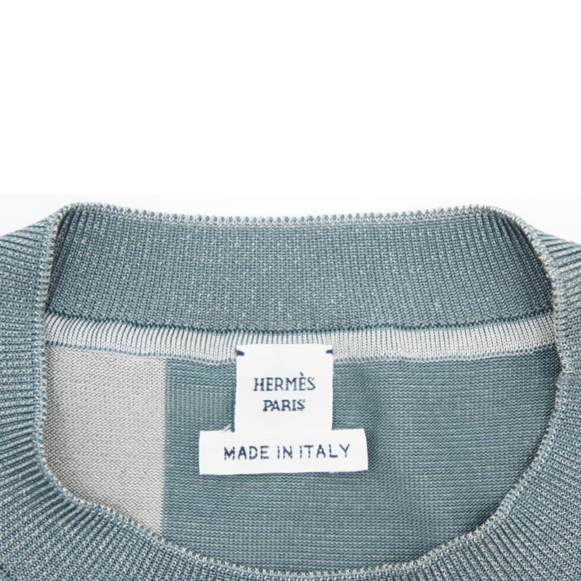 HERMES HERMES/Le Tresor de MedorRayyure twillain セーター//Aランク/75