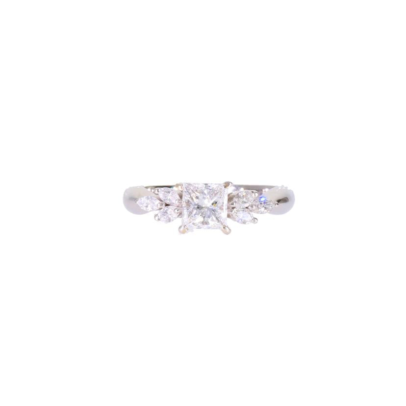 / ◎PT900ダイヤリング0.79/0.30ct//Aランク/75