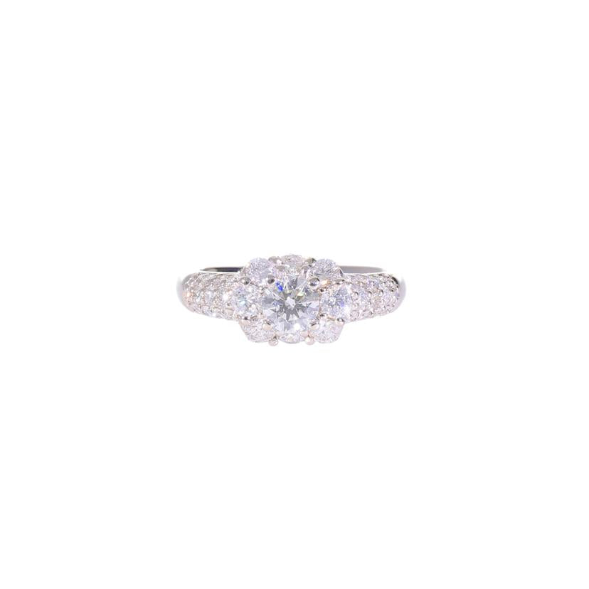 /◎ PT900ダイヤリング0.406/1.00ct//Aランク/75