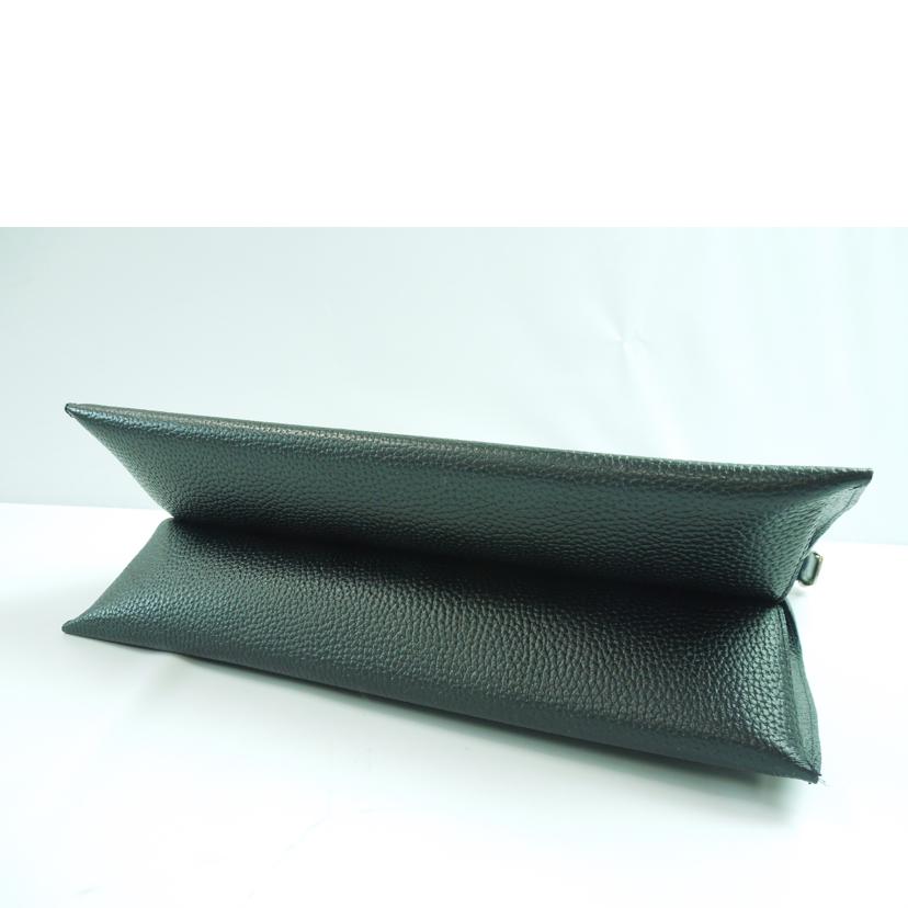 A.D.M.J エーディーエムジェー/レザーワンショルダーバッグ ポーチ付 ブラック//Aランク/83