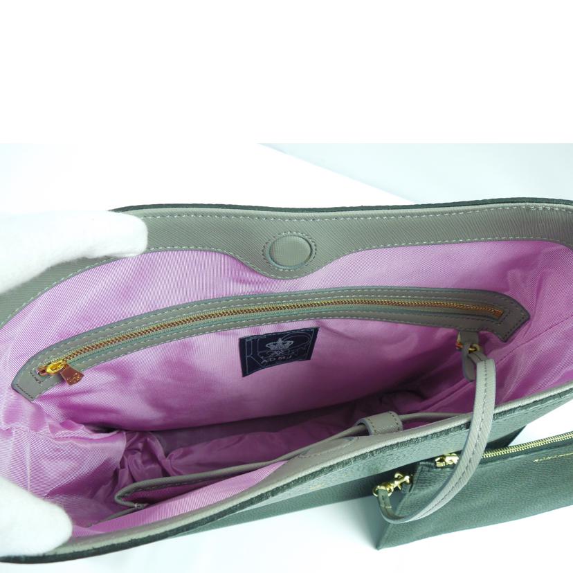 A.D.M.J エーディーエムジェー/レザーワンショルダーバッグ ポーチ付 ブラック//Aランク/83