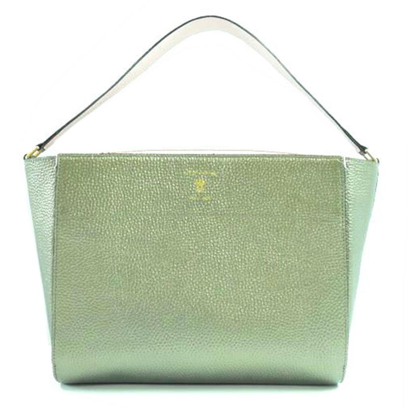 A.D.M.J エーディーエムジェー/シュリンクレザーワンショルダーバッグ グレー//Aランク/83