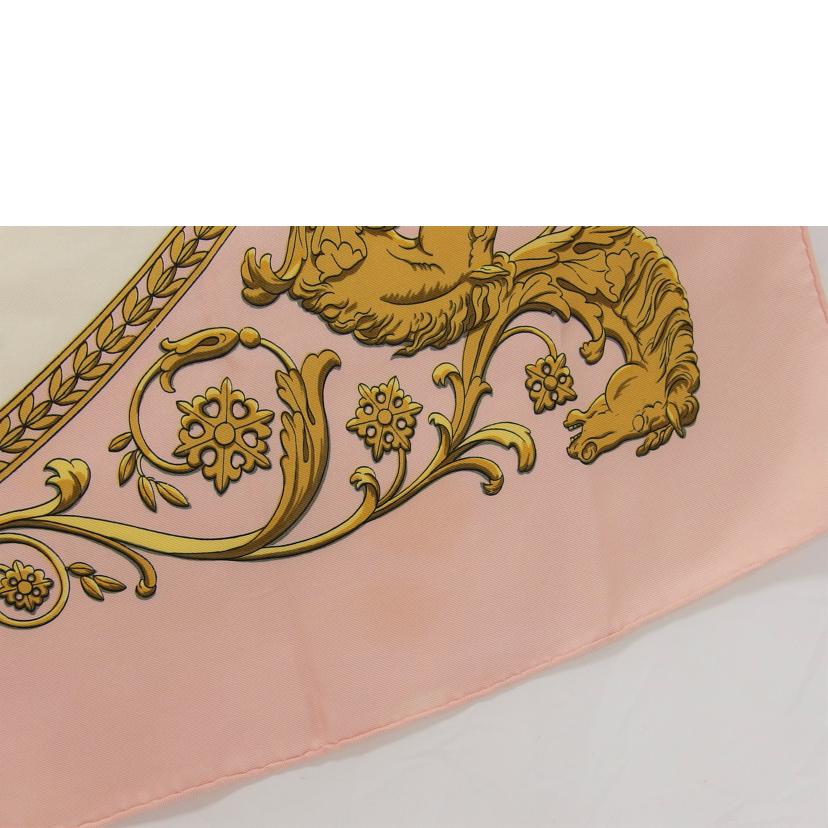 HERMES エルメス/カレ90/ロンシャンへの散歩/シルクスカーフ//Bランク/04