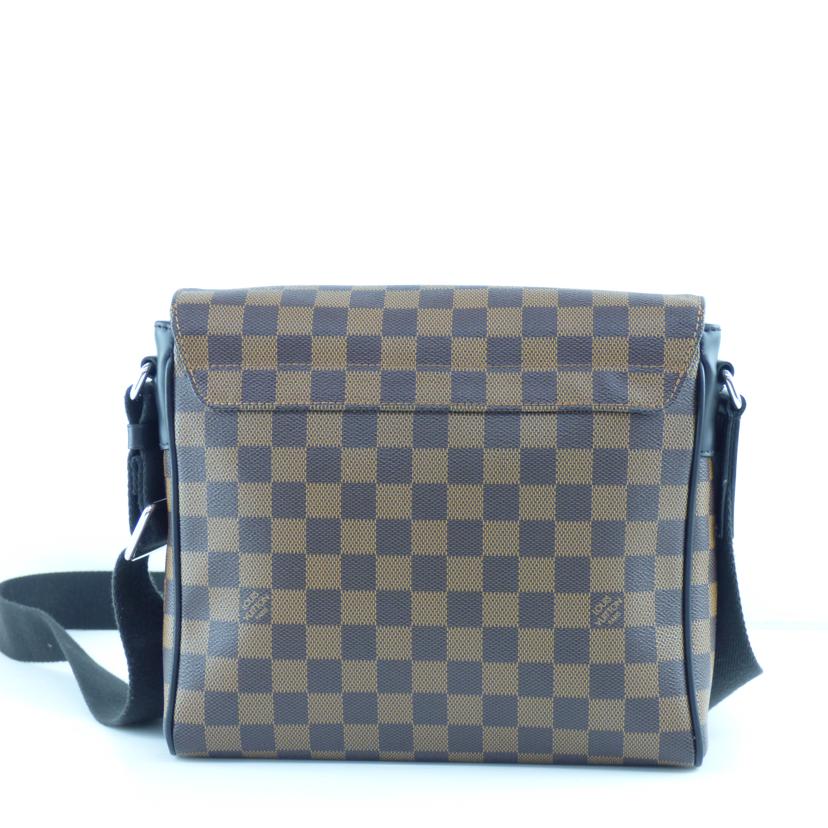 LOUIS VUITTON ルイヴィトン ルイ・ヴィトン ビトン ダミエ・エベヌ 市松模様 ブラウン 茶 ショルダーバッグ ハンドバッグ トートバッグ ブラウン メンズ レディース 定番 人気 LV 斜め掛け 肩がけ/ディストリクトPM NM/ダミエ/エベヌ/N41031//CA4***/ABランク/64