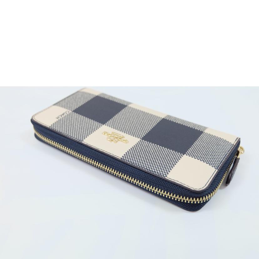 COACH コーチ/プラッドチェックPVCアコーディオンジップアラウンド/25966//M1732/SAランク/71