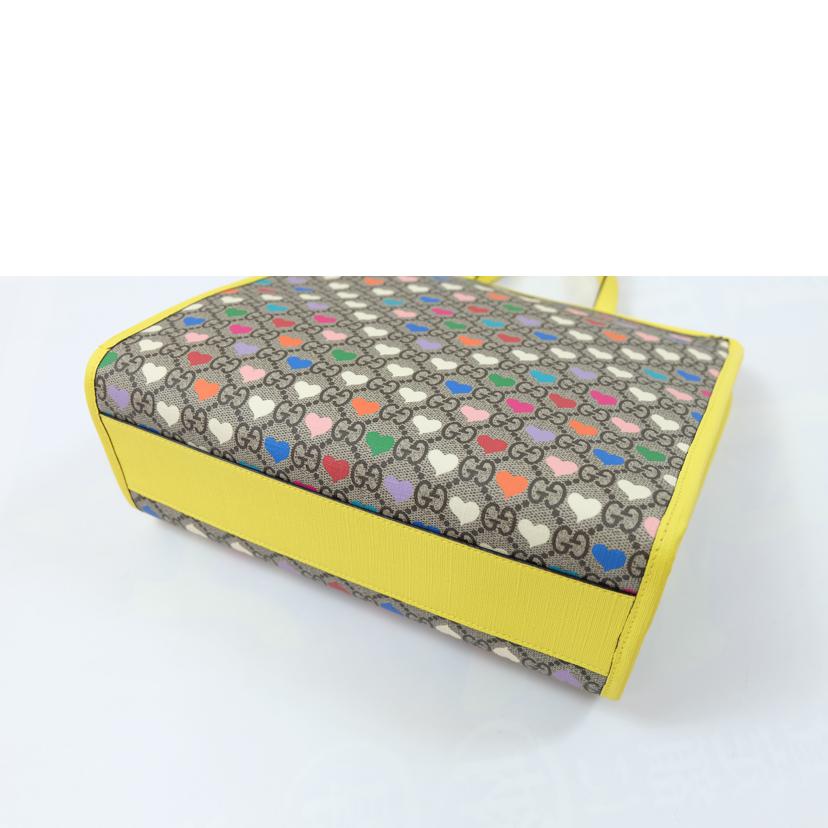 GUCCI グッチ/GGスプリーム ハートトート/キッズレッスンバック/605614//327066/Aランク/71