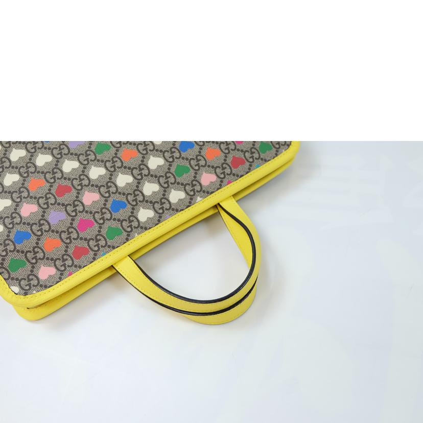 GUCCI グッチ/GGスプリーム ハートトート/キッズレッスンバック/605614//327066/Aランク/71