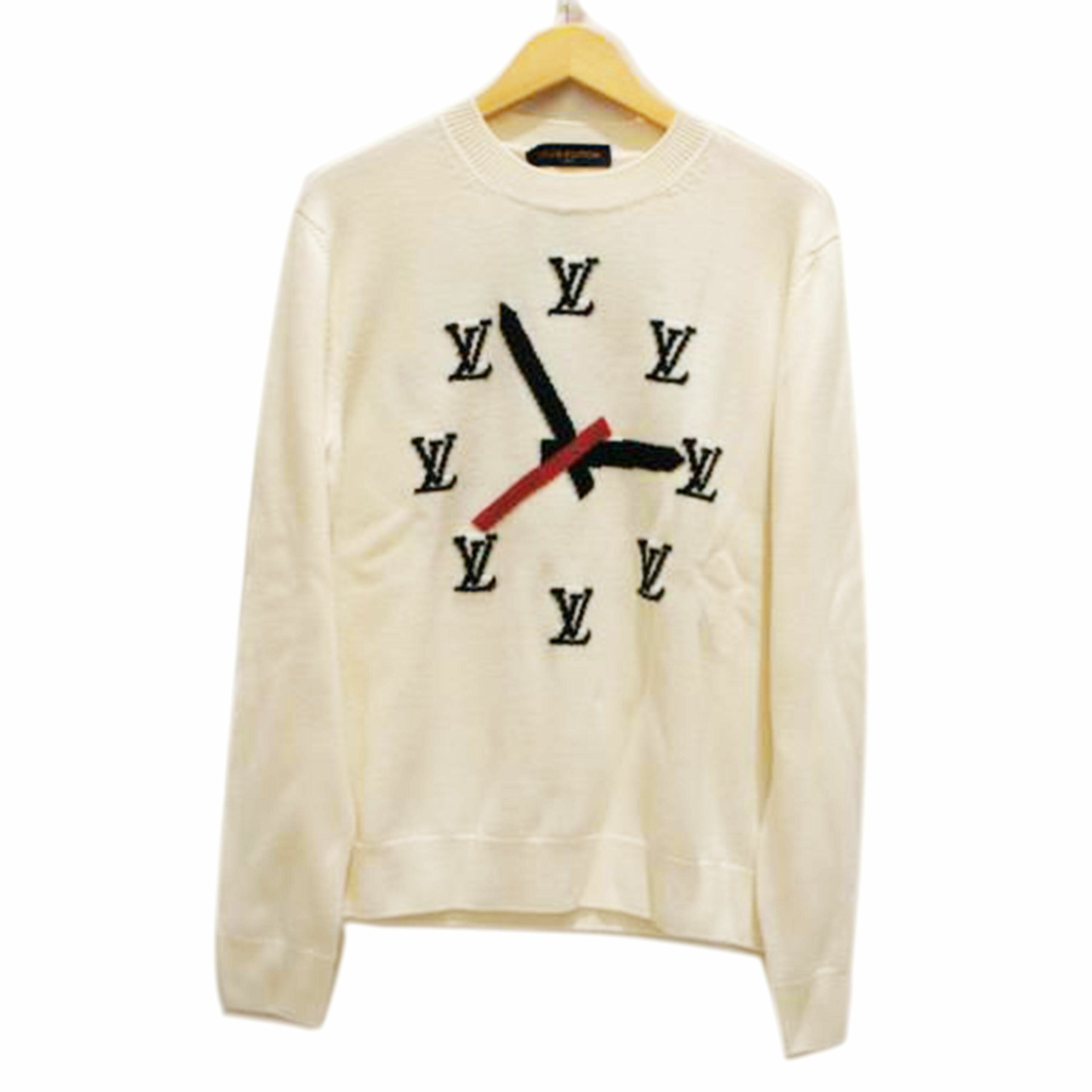 LOUIS VUITTON ルイ・ヴィトン/ロゴクロックインタルシアブルオーバーサイズニット/M/RM211ZLLHKN78W//SAランク/94