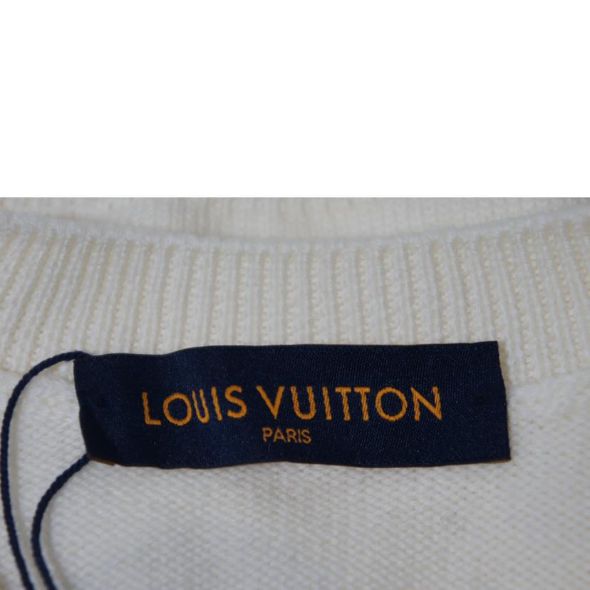 LOUIS VUITTON ルイ・ヴィトン/ロゴクロックインタルシアブルオーバーサイズニット/M/RM211ZLLHKN78W//SAランク/94